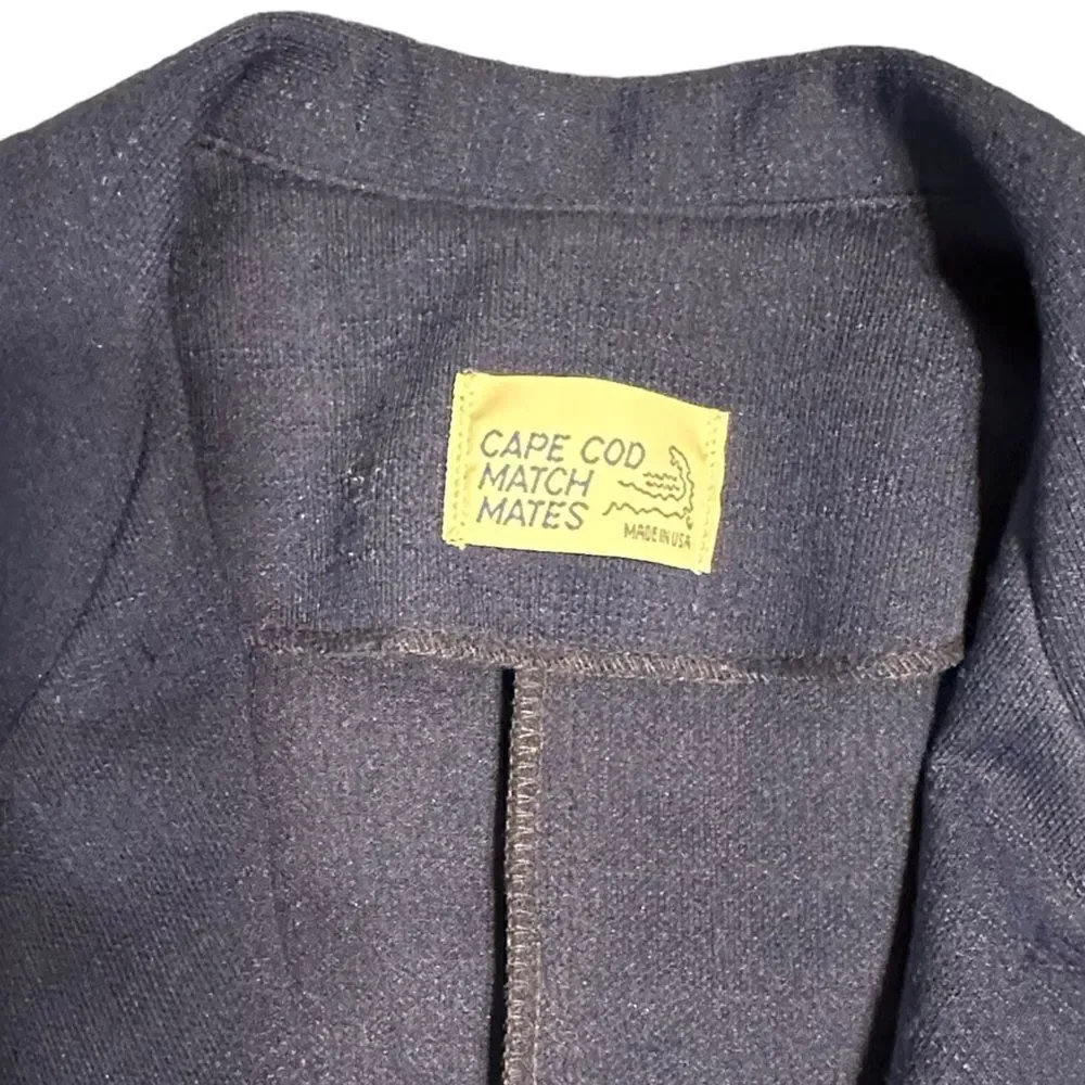 Vintage 80s Cape Cod Match Mates Blue Pants Suit - Picture 4 of 15